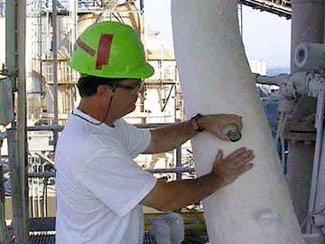 High performance coating applied to industrial pipe systems for corrosion resistance and thermal insulation