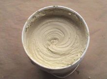 High performance coating mix being applied to industrial equipment for superior protection and longevity