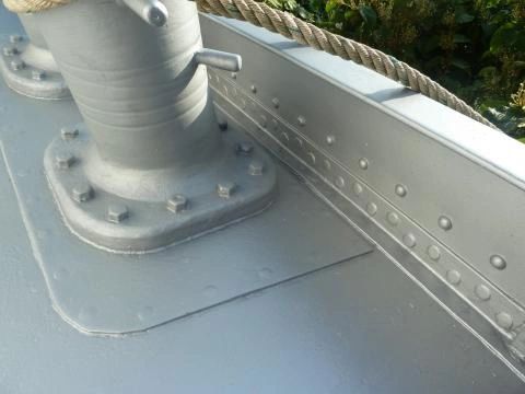 Professional application of high quality Rust Grip corrosion resistant coating on industrial metal equipment